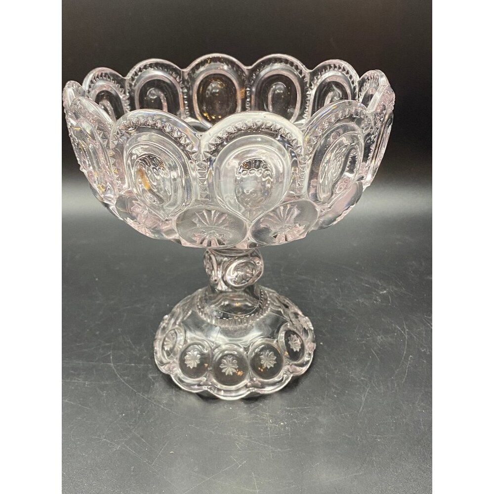 Vintage Adams Palace Open Compote Moon n Star